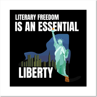 Banned books, Literary Freedom is an Essential Liberty Posters and Art